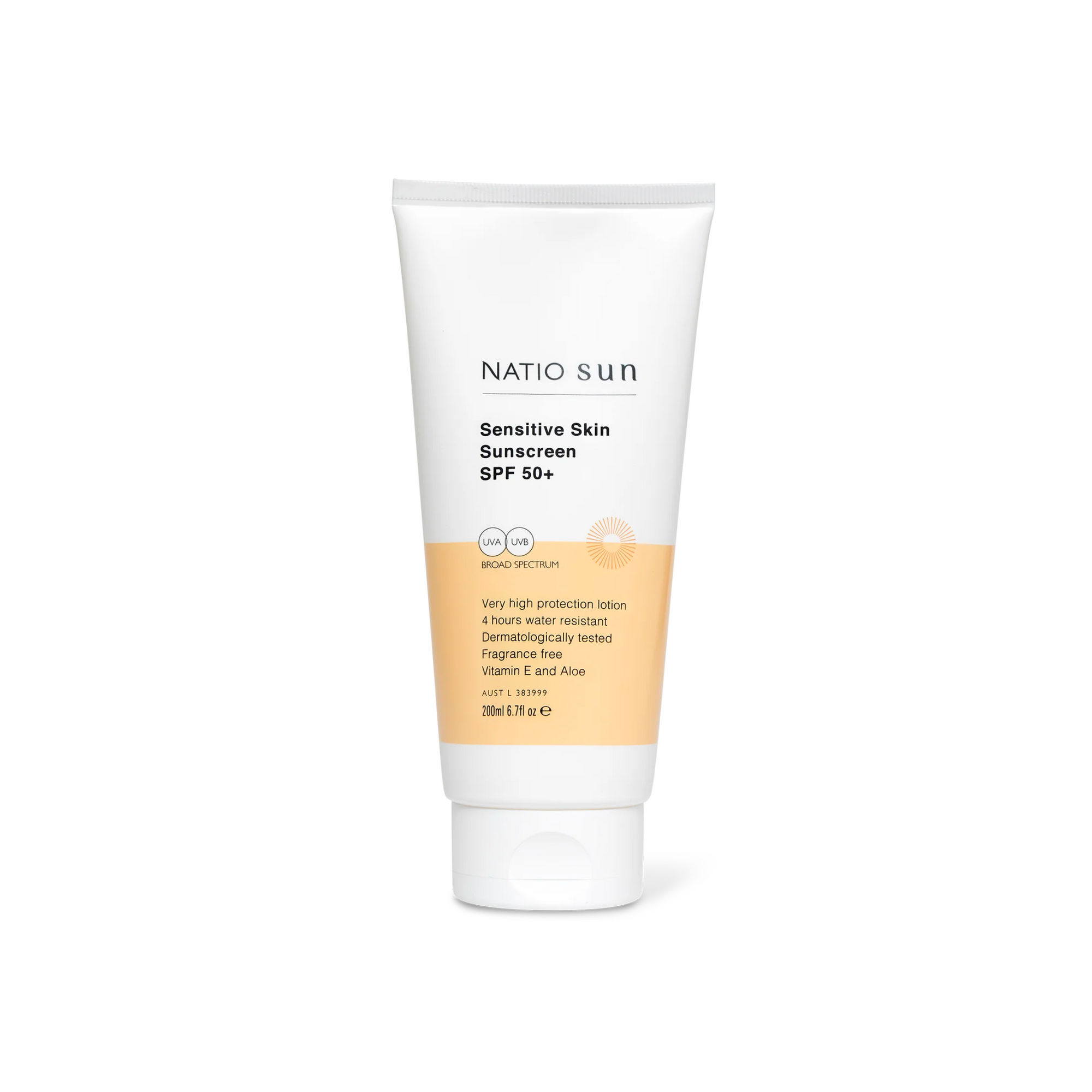 Natio Sensitive Skin Sunscreen SPF 50+
