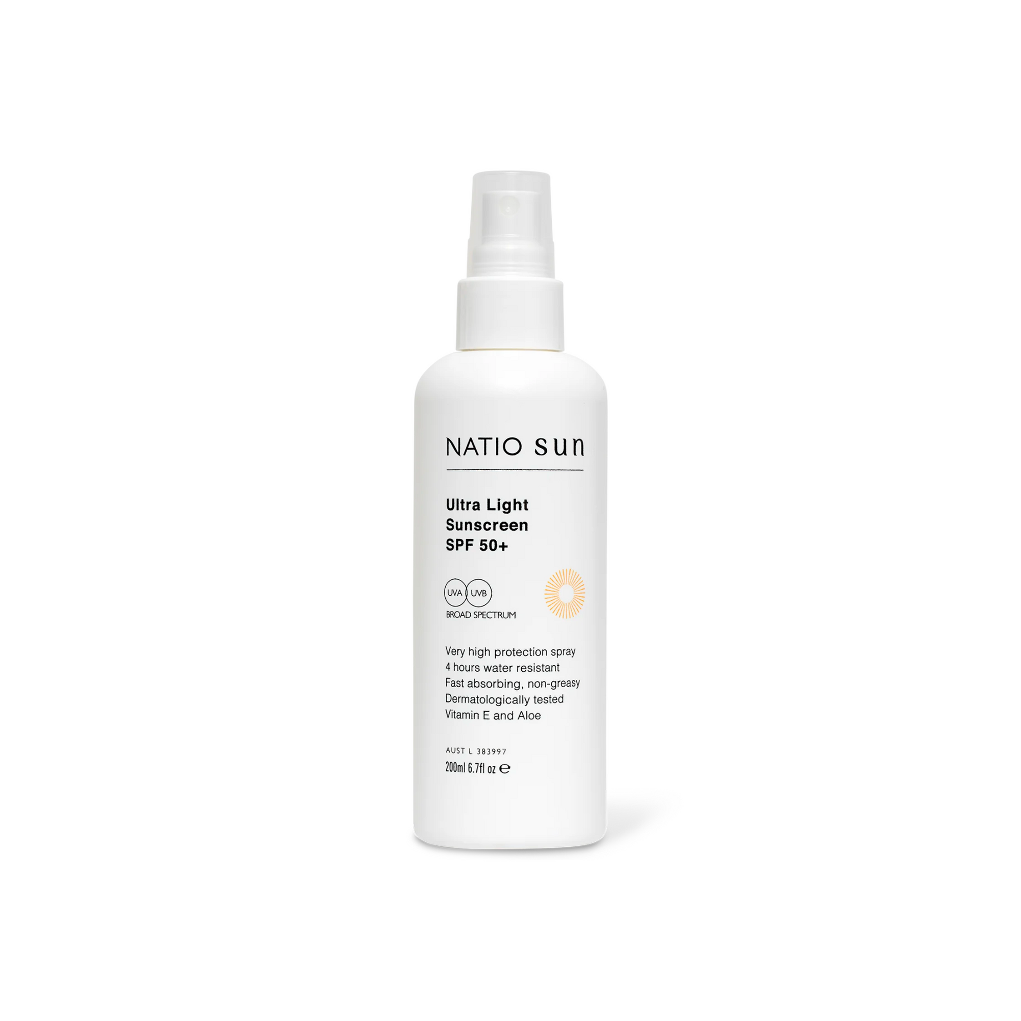 Natio Ultra Light Sunscreen SPF 50+