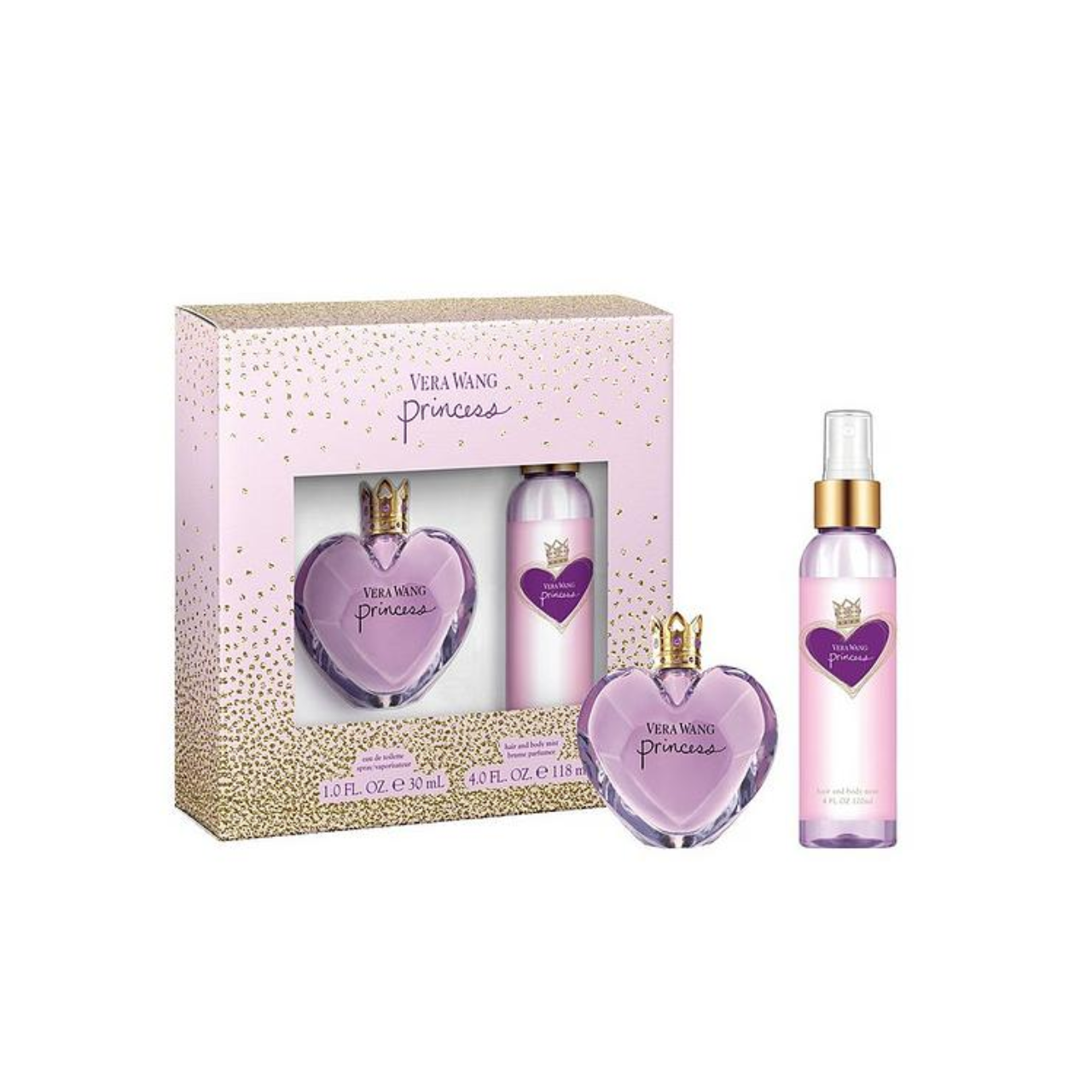 Vera Wang Princess Gift Set With Eau De Toilette and Body Mist