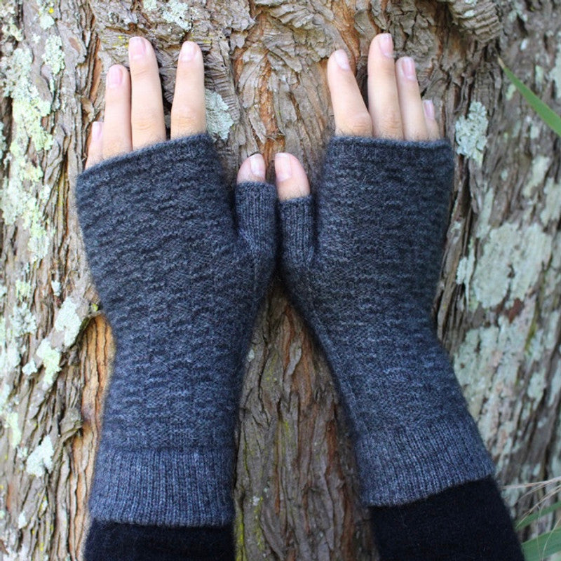 Lothlorian Possum Merino Dash Fingerless Mittens