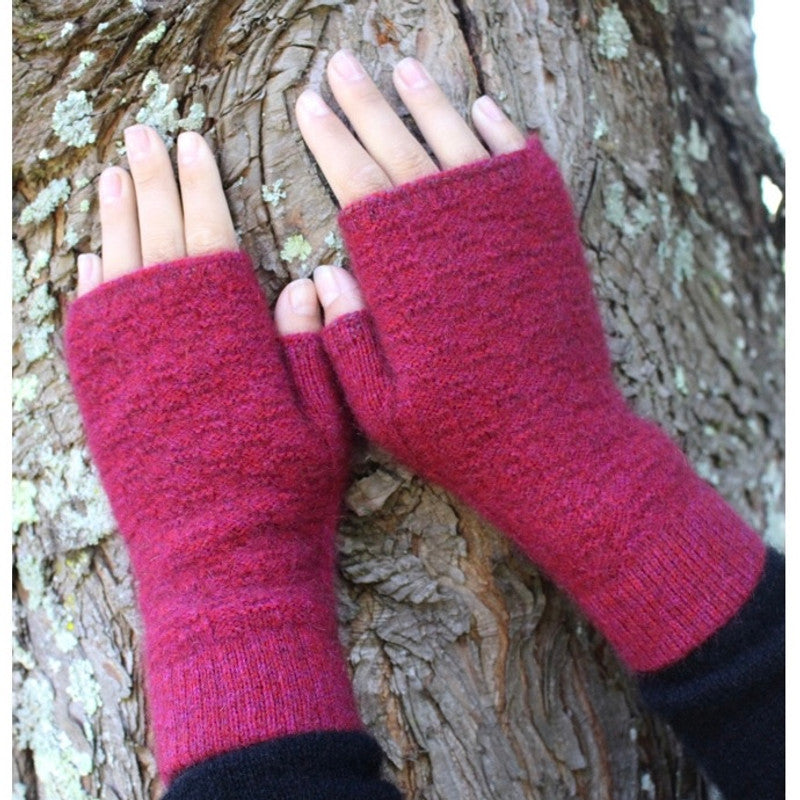 Lothlorian Possum Merino Dash Fingerless Mittens