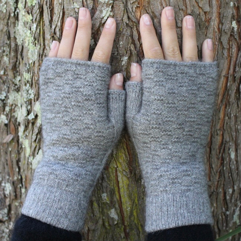 Lothlorian Possum Merino Dash Fingerless Mittens