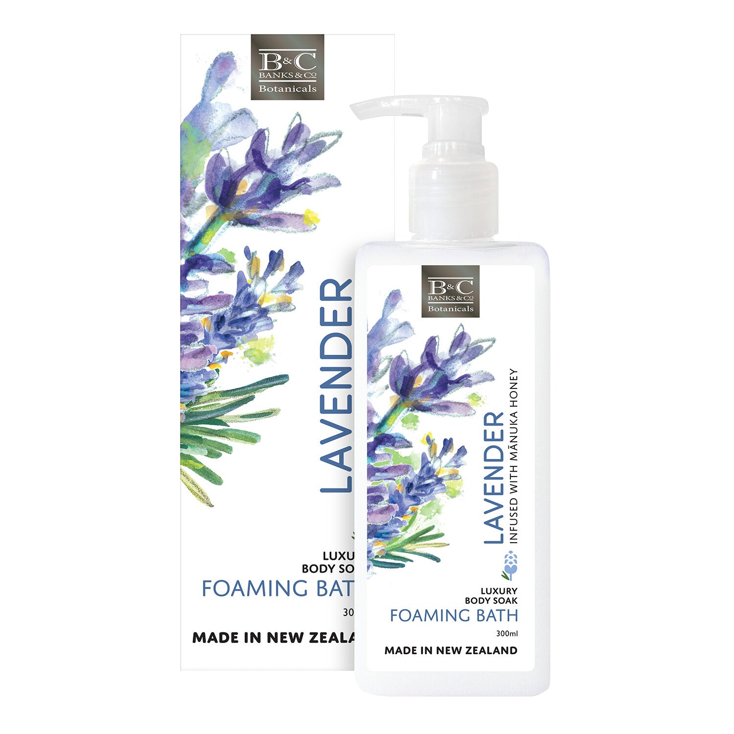 Banks & Co Lavender Foaming Bath Soak 300ml