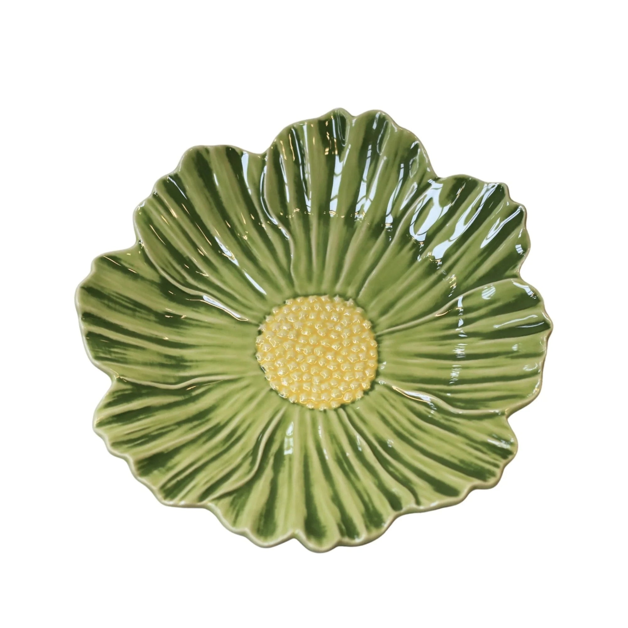 Bordallo Maria Flor Plate Green