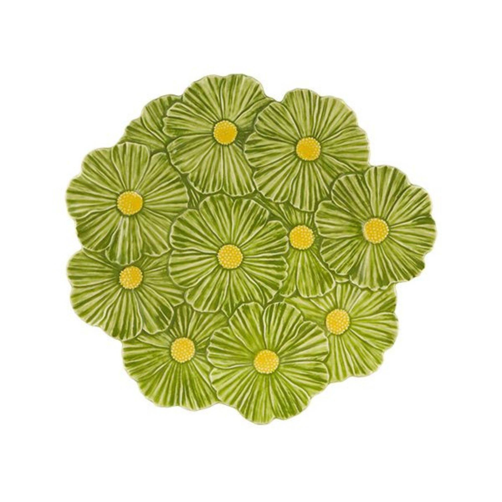 Bordallo Maria Flor Plate Large green