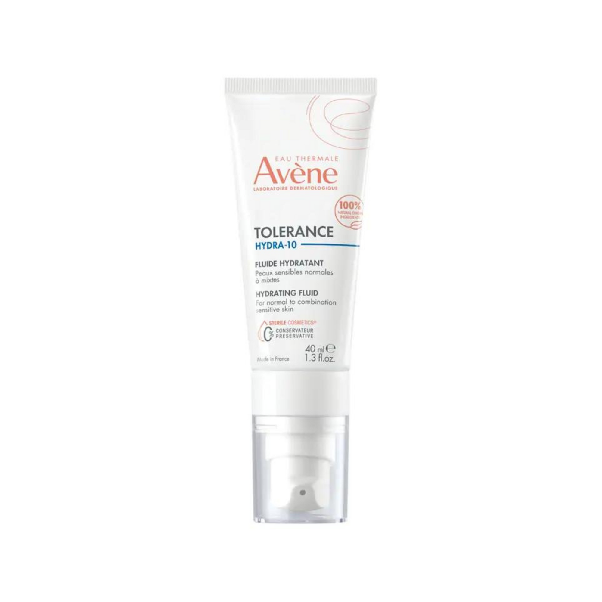 Avène Tolerance Hydra-10 Hydrating Cream 40ml - Hyaluronic Acid Moisturiser