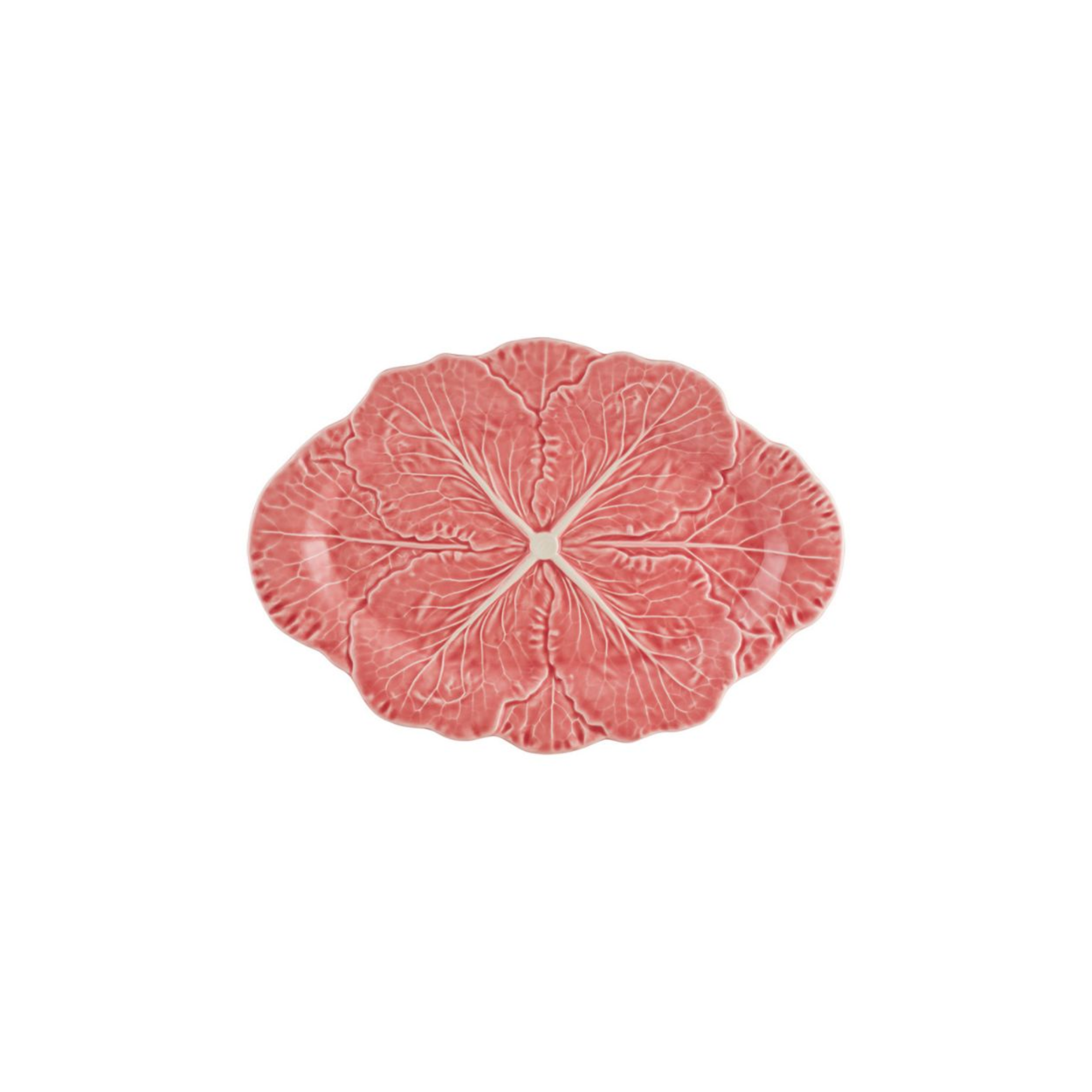 Bordallo Cabbage Rose Oval Platter