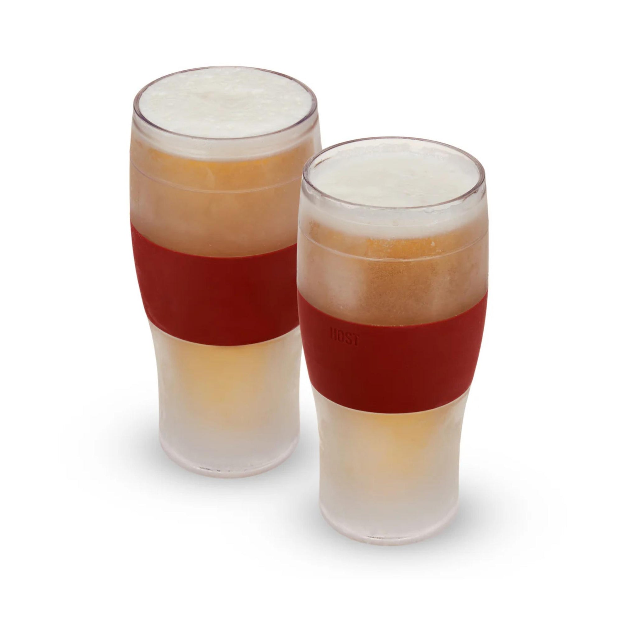 Host Beer Freeze Cooling Cup - Red
