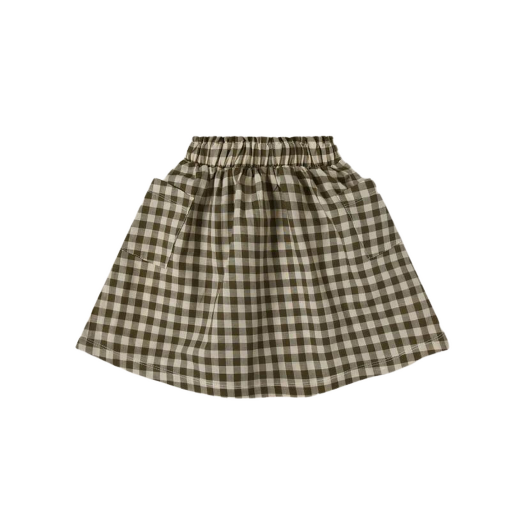 organic zoo Olive Gingham Shortie 今季も再入荷 - ボトムス