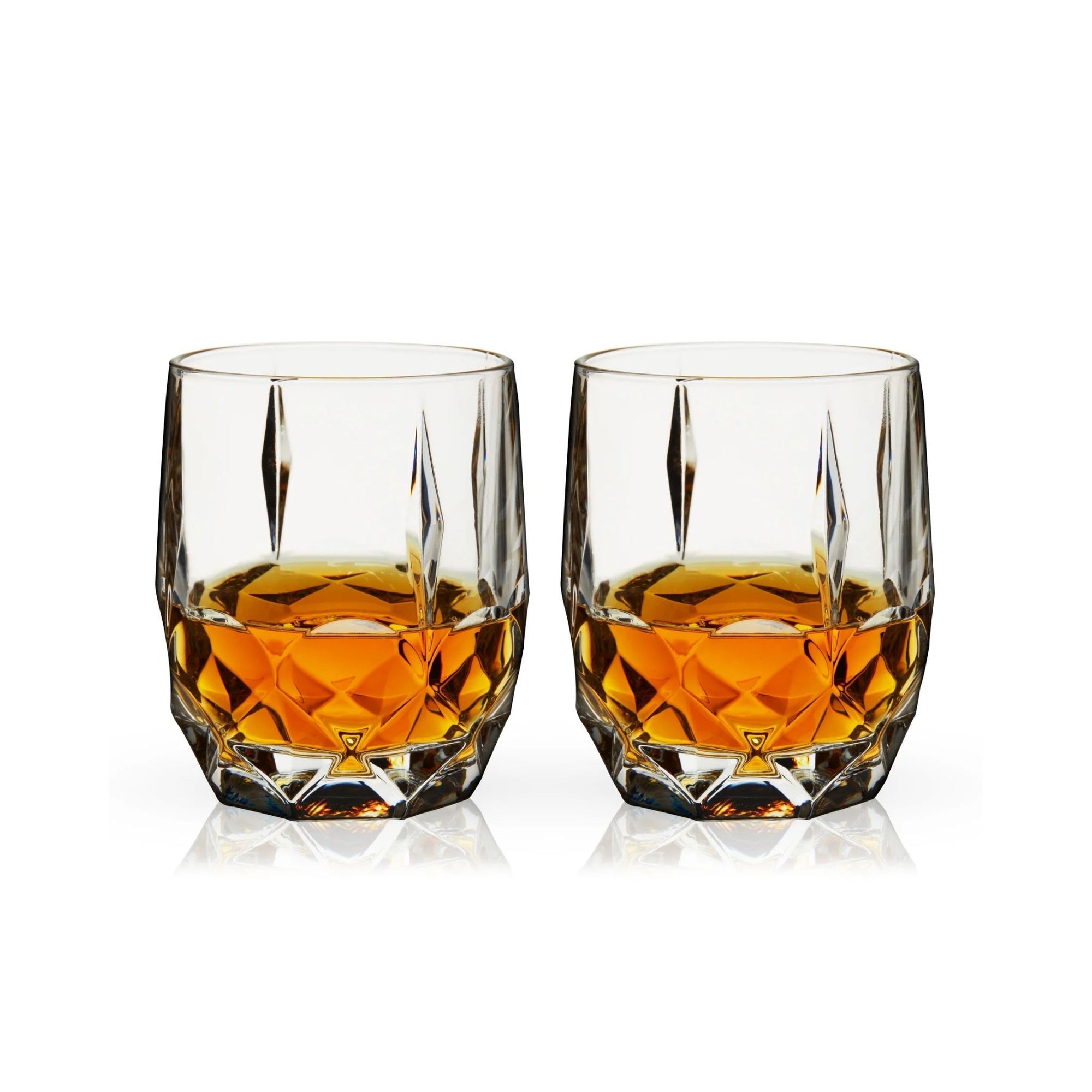Viski Reserve Crystal Cocktail Glasses Set of 2