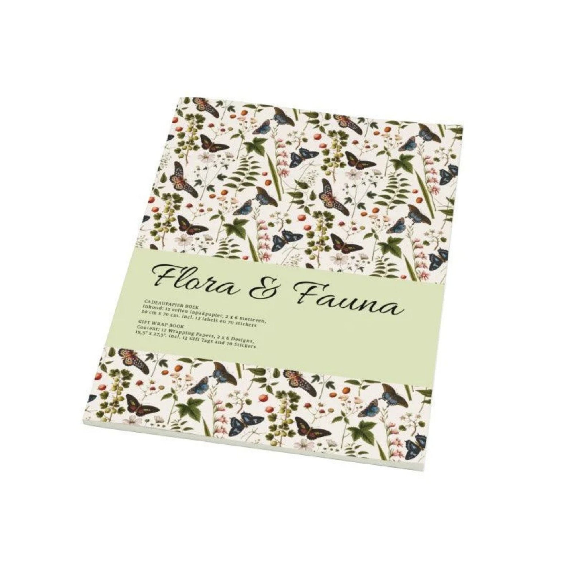 Bekking & Blitz Gift Wrap Book - Flora & Fauna edition