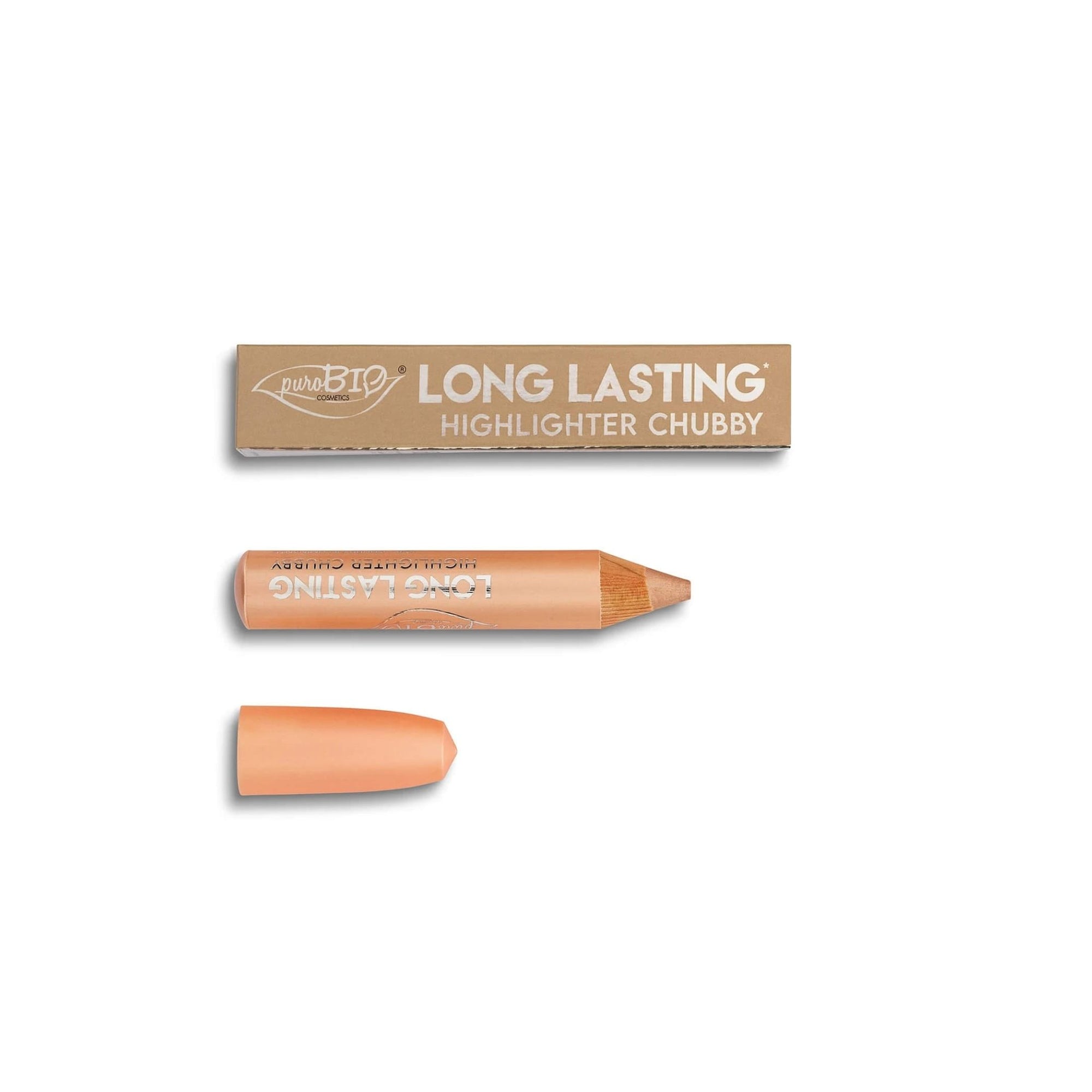 PuroBio Blush Chubby in champagne on white background