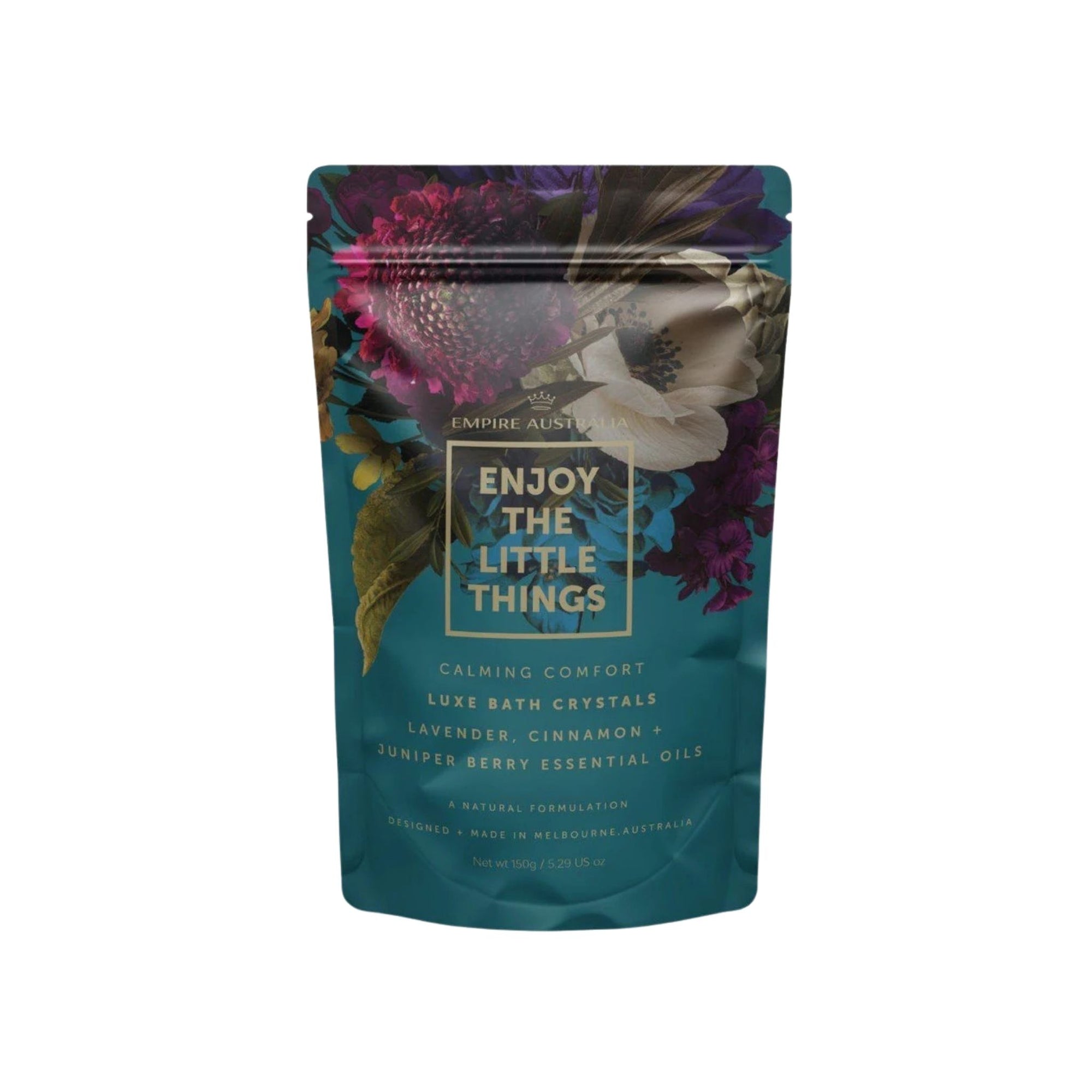 Empire Australia - Enjoy The Little Things — Lavender, Juniper & Cinnamon bath salts 150 grams