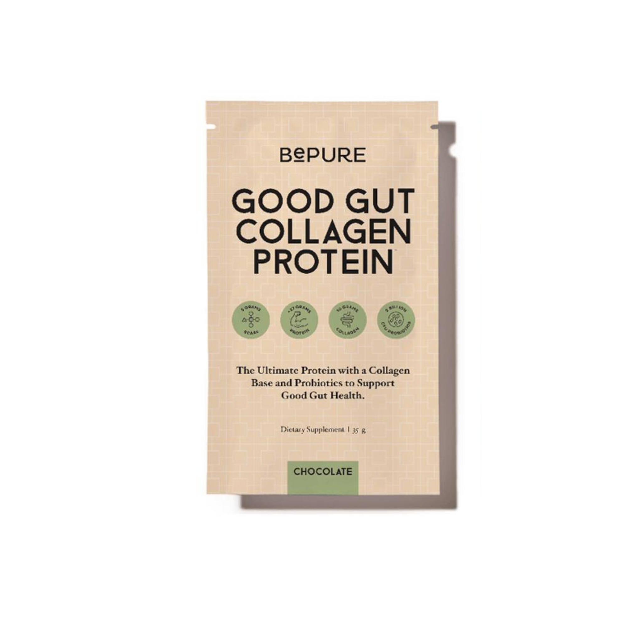 BePURE Good Gut Single Serve Chocolate