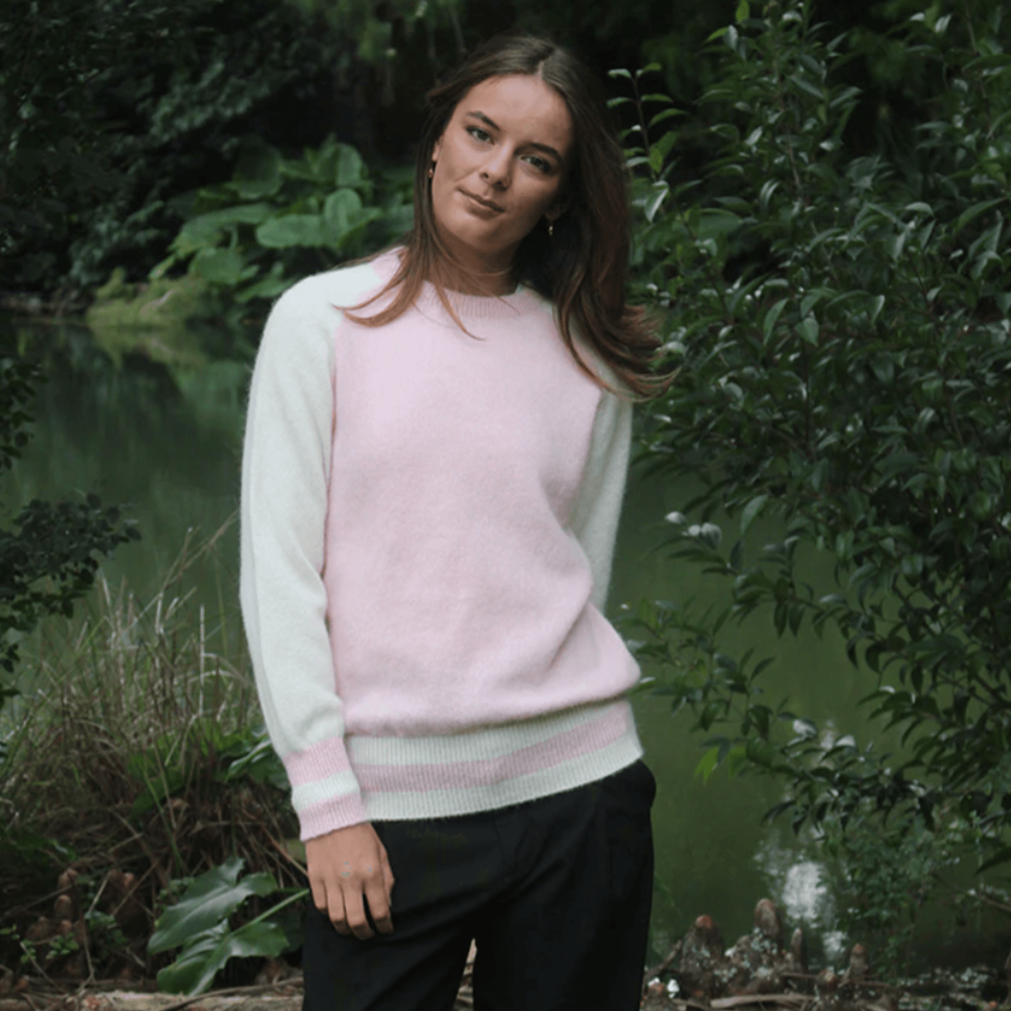 Lothlorian Knitwear Alpaca Wool Blend Banded Jumper
