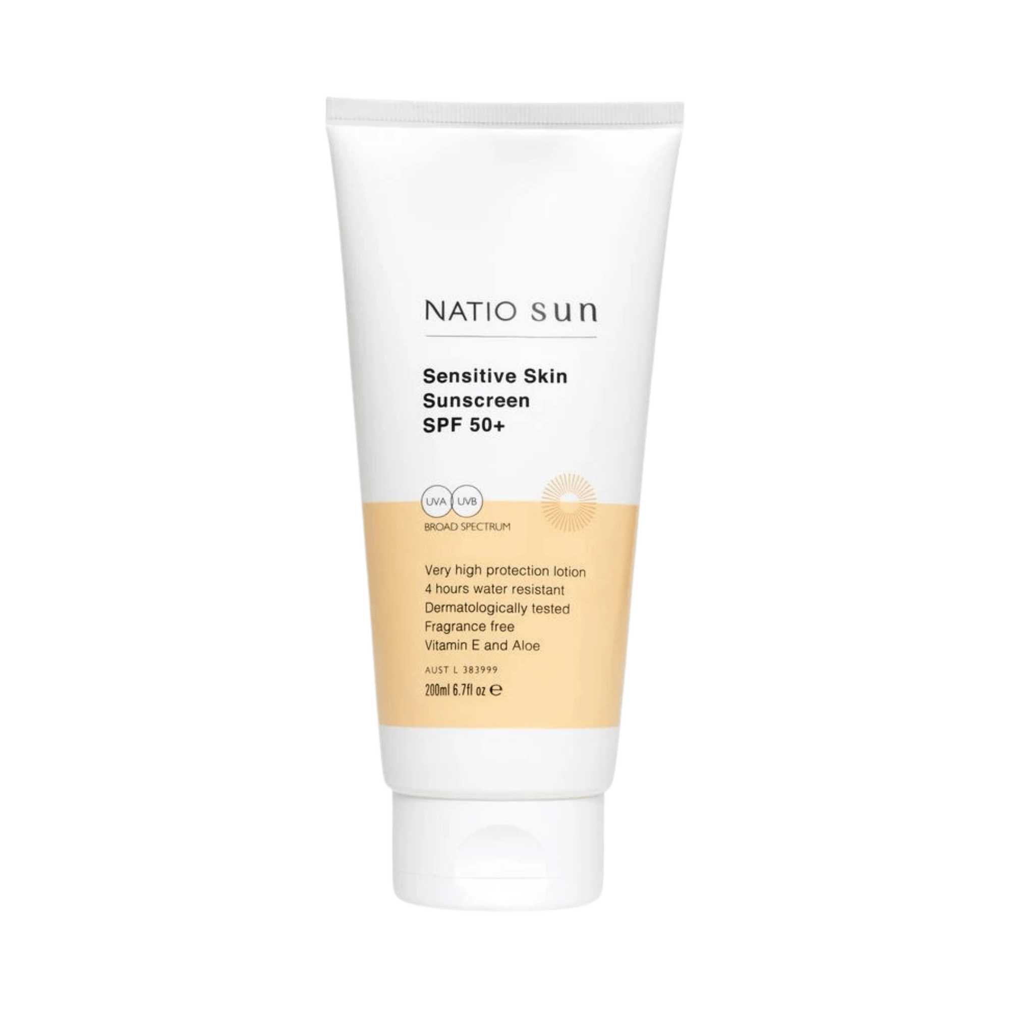 Natio Sensitive Skin Sunscreen SPF 50+
