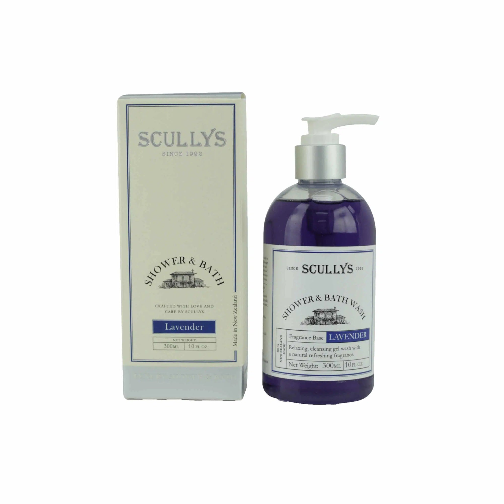 Scullys Lavender Shower &amp; Bath Wash 300ml
