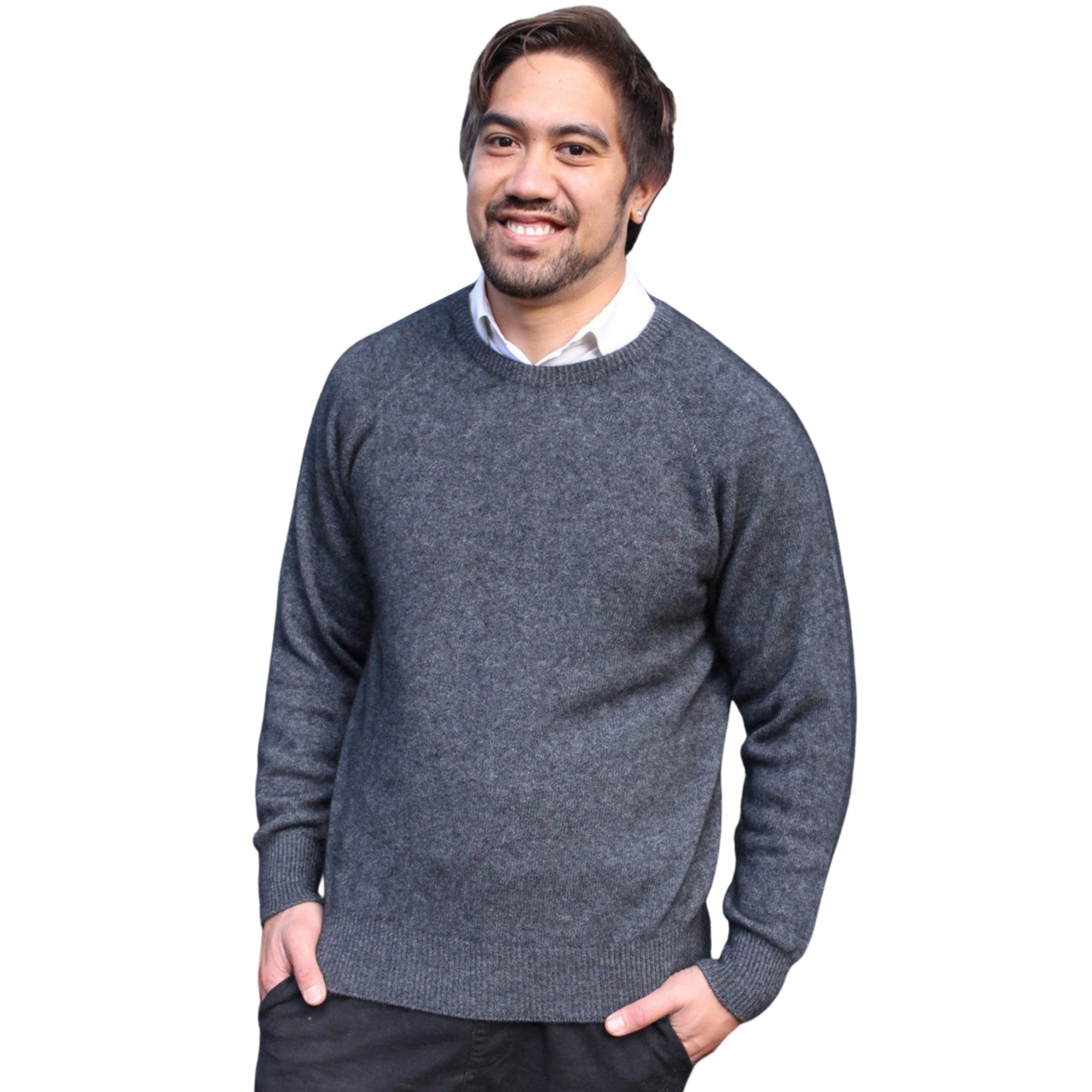 Lothlorian Mens Plain Crew Neck - Midnight